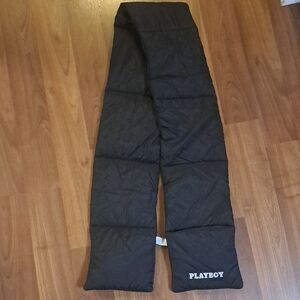 PLAYBOY Dark Quilted Puffer Scarf